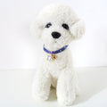 Adjustable Cat Dog Rabbit Safety Buckle Collar Pet Accessories, Size:S 17-32cm, Style:Star(Blue)