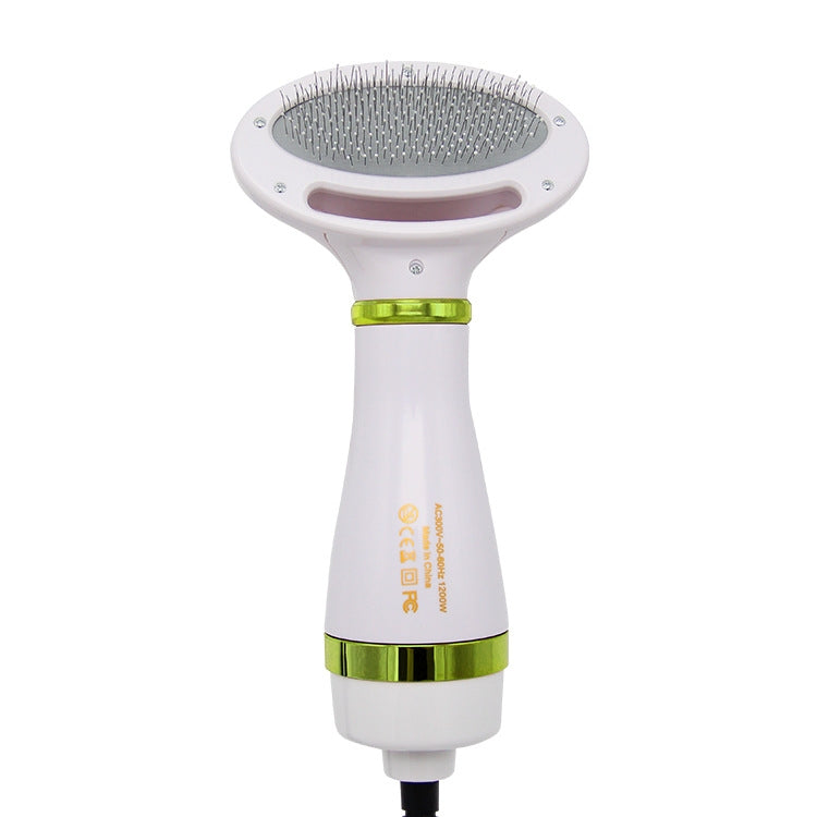 Pet Hair Dryer Cat & Dog Cleaning Electric Comb, Specification:US Plug(Green)
