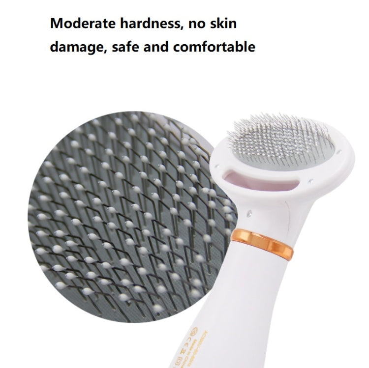 Pet Hair Dryer Cat & Dog Cleaning Electric Comb, Specification:UK Plug(Green)
