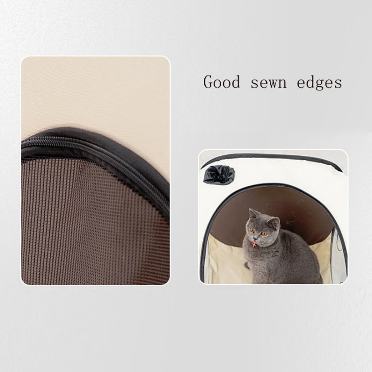 Pet Hair Drying Box Foldable Pet Dry Room Pet Hair Dryer Cage(Transparent)