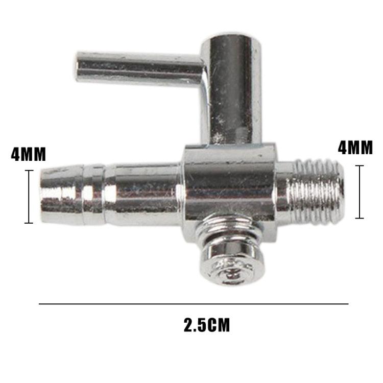 Fish Tank Oxygen Pipe Stainless Steel Distributor Oxygen Regulating Valve, Specification: One Head