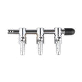Fish Tank Oxygen Pipe Stainless Steel Distributor Oxygen Regulating Valve, Specification: Three Heads