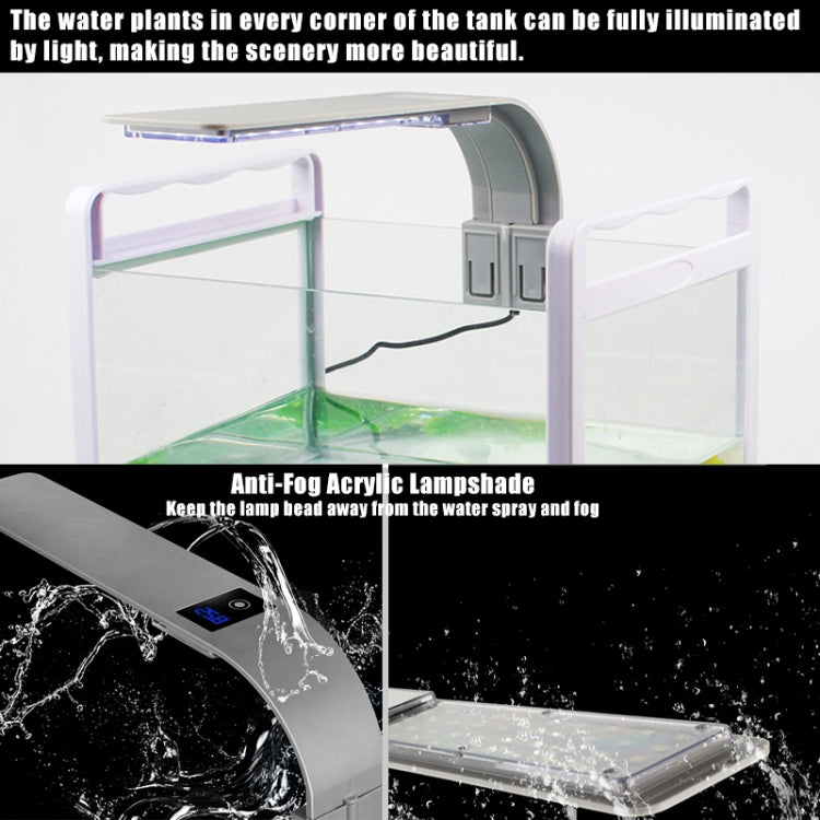 AST X9 Thin LED Fish Tank Clip Light High Power Aquatic Lamp, Specification: EU Standard Version