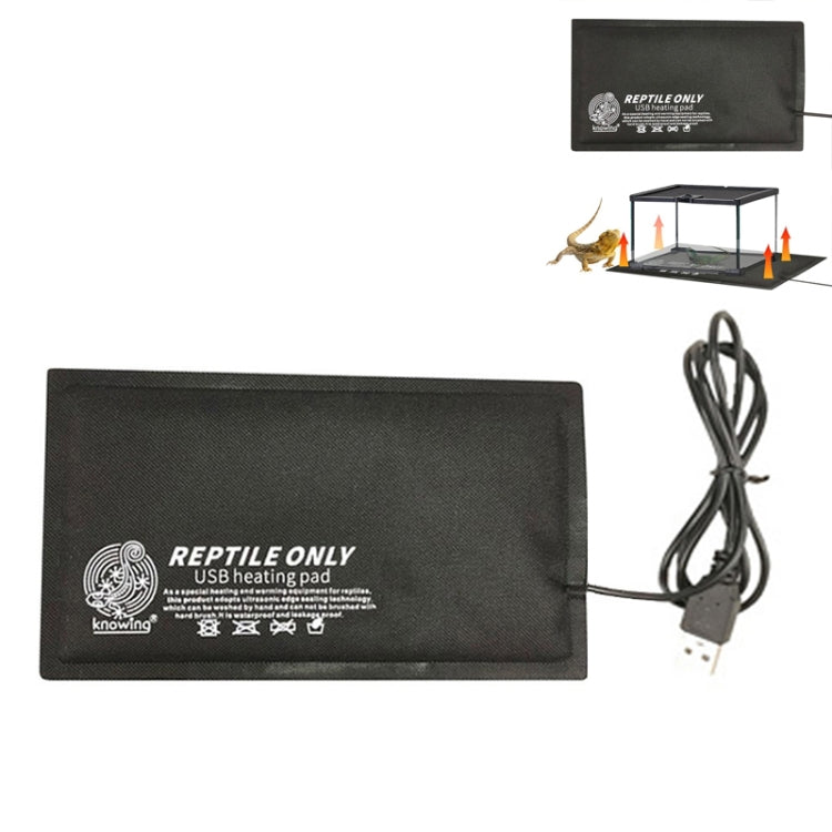 Knowing Climbing Pet Thermostat Time Switch Thermostatic Waterproof USB Heating Pad, Specification: Without Switch, Size:S