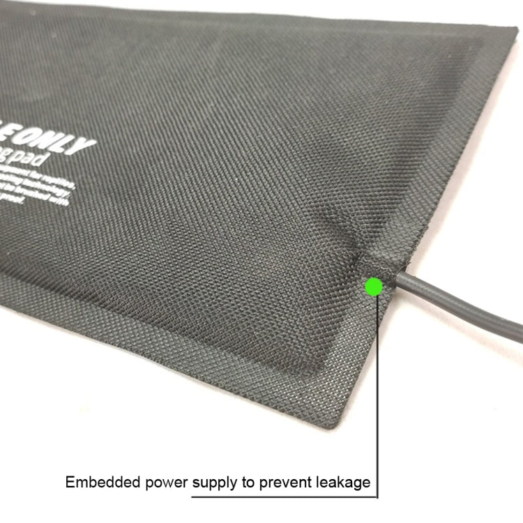 Knowing Climbing Pet Thermostat Time Switch Thermostatic Waterproof USB Heating Pad, Specification: Without Switch, Size:S
