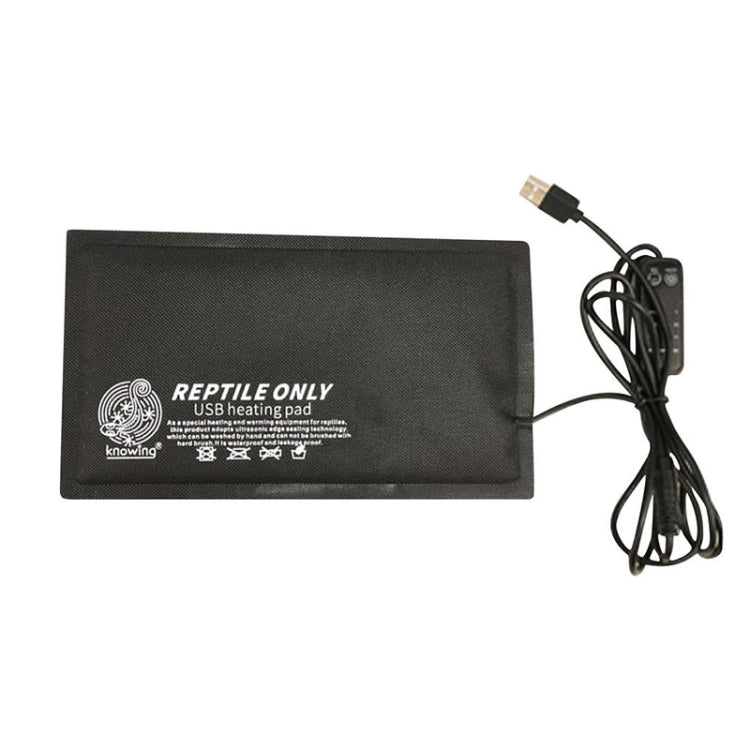 Knowing Climbing Pet Thermostat Time Switch Thermostatic Waterproof USB Heating Pad, Specification: Three-speed Temperature Control, Size:L