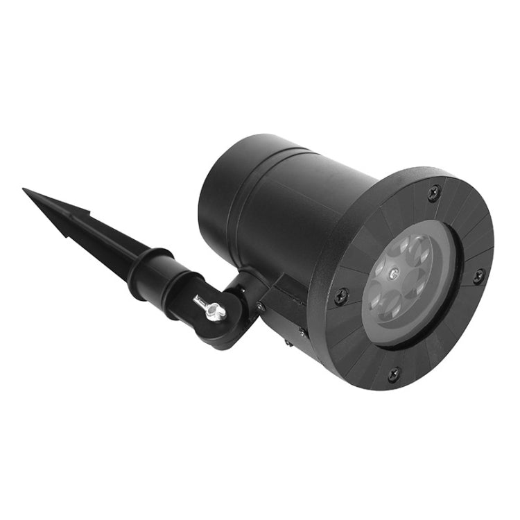 Christmas Snow Outdoor Waterproof Projection Lamp Landscape Lawn Decoration Light(EU Plug)