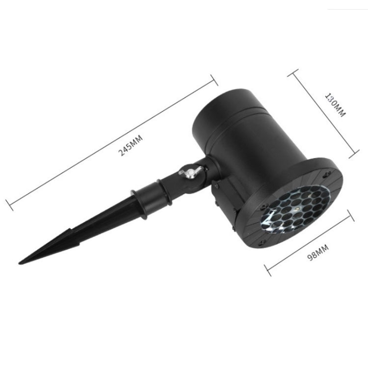 Christmas Snow Outdoor Waterproof Projection Lamp Landscape Lawn Decoration Light(EU Plug)
