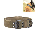 Multifunctional Adjustable Dog Leash Pet Outdoor Training Wear-Resistant Pull-Resistant Collar, Size:M(Brown)