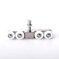 Stainless Steel Sliding Door Hanging Wheel Silent Smooth And Wear-Resistant Sliding Door Pulley Nylon Hanging Rail, Specification:8 Wheels