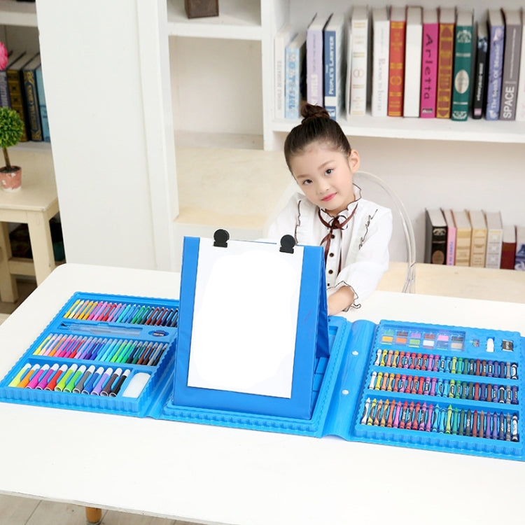 176 In 1 Painting Gift Box Art Supplies Painting Set For Children(Blue)