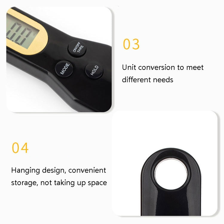 ABS Electronic Measuring Spoon Spoon Weighing Measuring Tool, Specification: 500g/0.1g, Colour: White