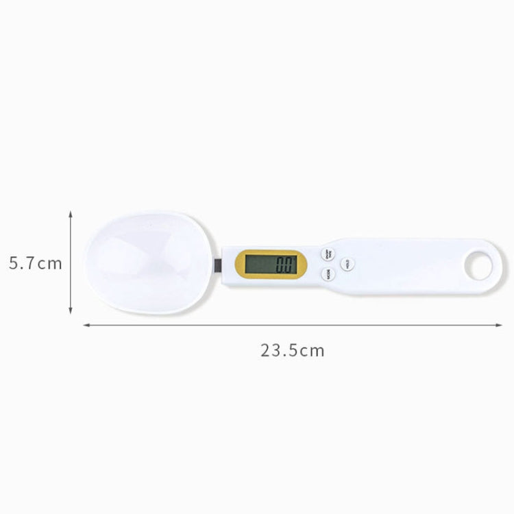 ABS Electronic Measuring Spoon Spoon Weighing Measuring Tool, Specification: 500g/0.1g, Colour: White