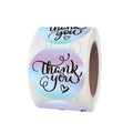 Roll Rainbow Laser Thank You Commercial Decorative Sticker Label Envelope Sealing Sticker, Size: 3.8 cm / 1.5 inch(K-45)