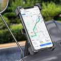 Electric Car Rearview Mirror Mobile Phone Bracket Bicycle Mobile Phone Bracket Motorcycle Handle Mobile Phone Bracket Riding Bracket, Colour: Motorcycle Rearview Mirror
