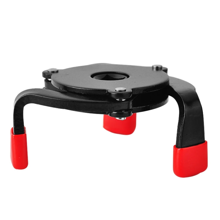 Car Repair Tools Oil Filter Wrench Tool with 3 Jaw Remover Tool for Cars Filter Removal Tool 3/8 inch Interface(Red)