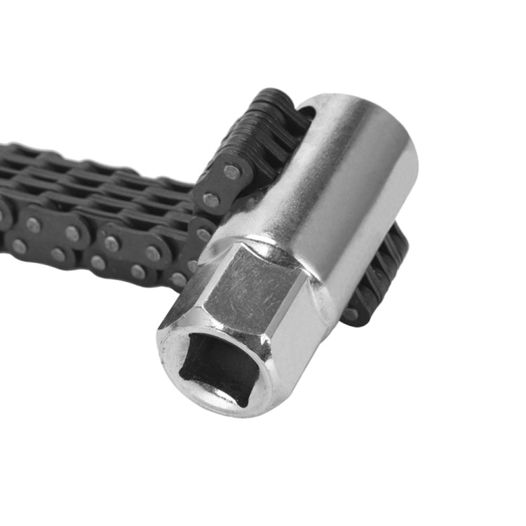 Oil Filter Chain Wrench Spanner Remover Adjustable Auto Repair Tool (44 Sections)