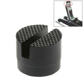 Floor Slotted Car Rubber Jack Pad Frame Protector Adapter Jacking Disk Pad Tool(Black)
