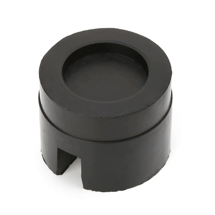 Floor Slotted Car Rubber Jack Pad Frame Protector Adapter Jacking Disk Pad Tool(Black)