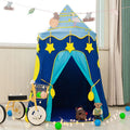Children Indoor Toy House Yurt Game Tent(Blue)