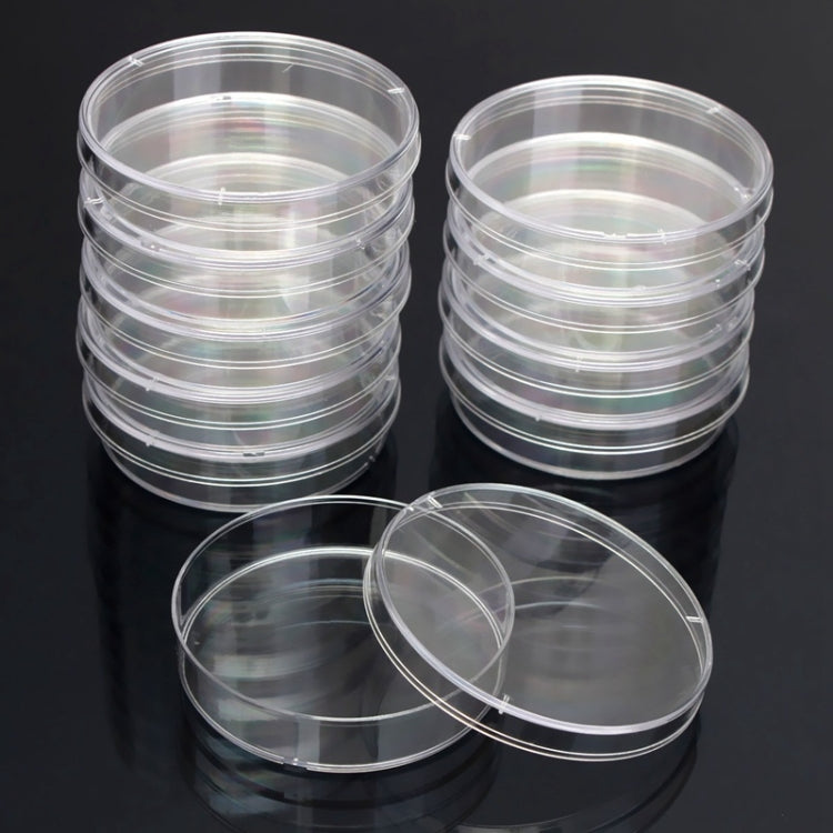 10 PCS Polystyrene Sterile Petri Dishes Bacteria Dish Laboratory Biological Scientific Lab Supplies, Size:150mm