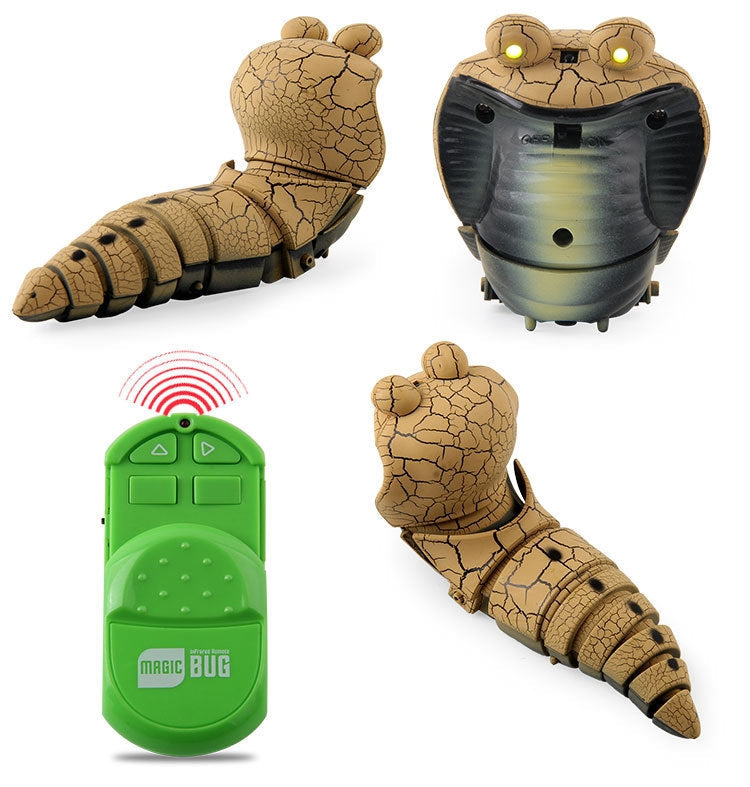 7702 Infrared Remote Control Simulation Cobra Tricky Toy(Gray)