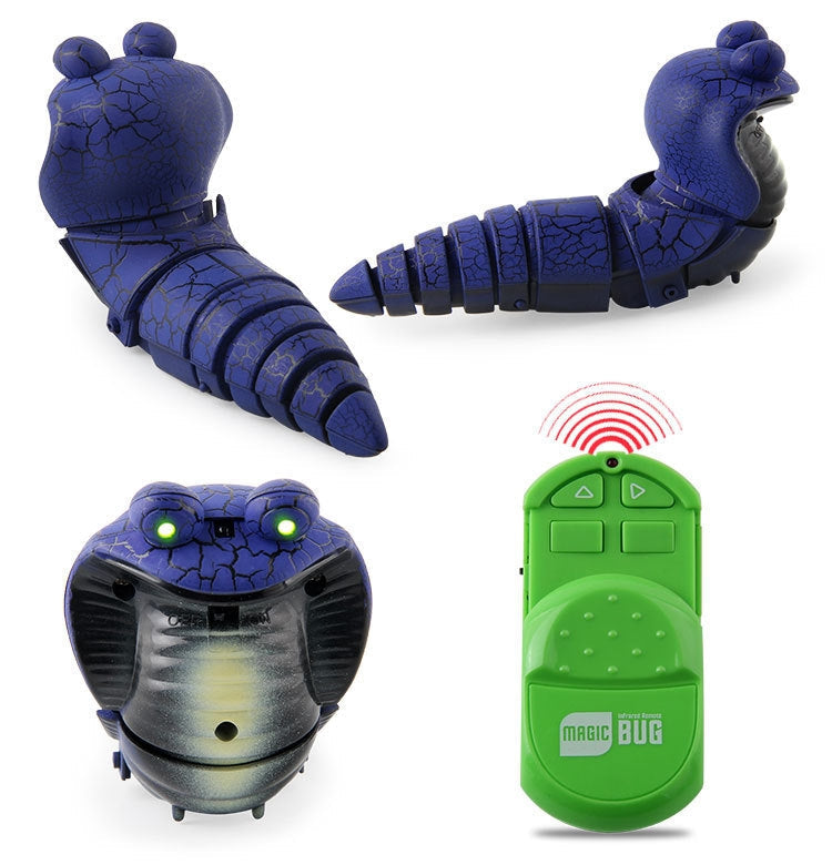 7702 Infrared Remote Control Simulation Cobra Tricky Toy(Purple)