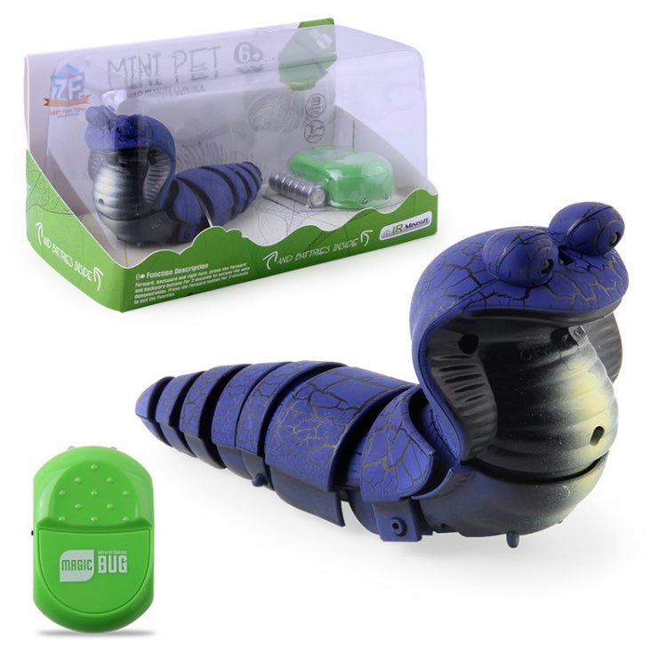 7702 Infrared Remote Control Simulation Cobra Tricky Toy(Purple)