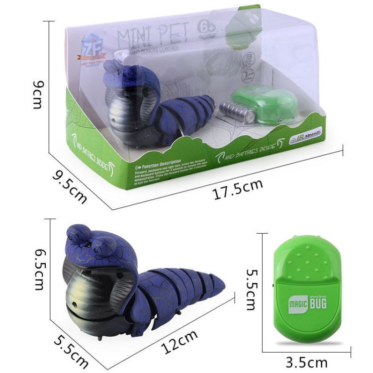7702 Infrared Remote Control Simulation Cobra Tricky Toy(Purple)