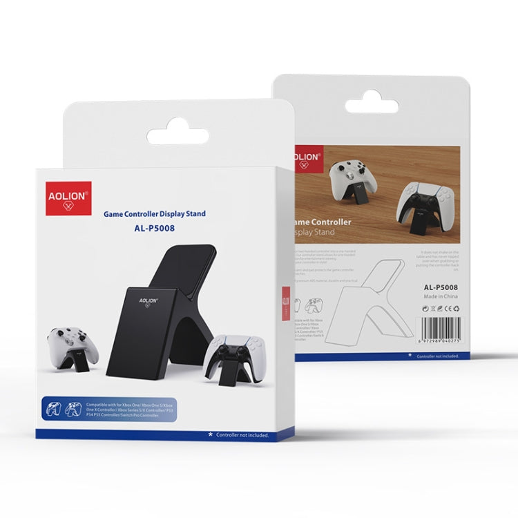2 PCS  AOLION  Multi-Function Game Handle Bracket Storage Display Stand For PS5/Switch Pro/Xbox Series X(Black)