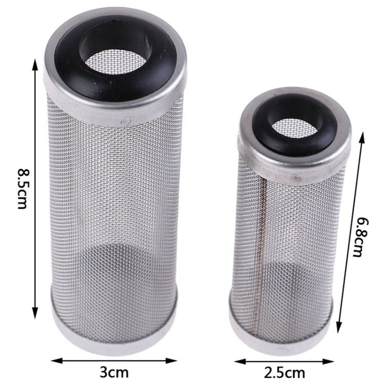 Stainless Steel Water Inlet Protective Cover Fish Tank Aquarium Filter Water Inlet Suction Filter Cover, Specification: Black 12mm