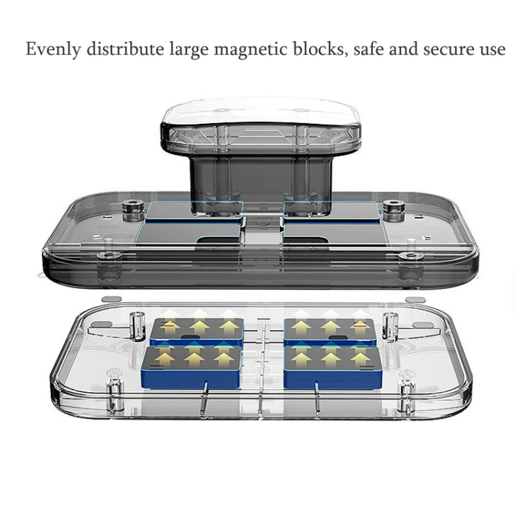 Adjustable Magnetic Glass Wiper Double-Sided Magnetic Window Wiper High-Level Insulating Glass Cleaner, Specification: Rectangle 20-35mm