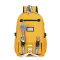 Sports and Leisure USB Charging Anti-Theft Backpack(Yellow)