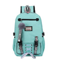 Sports and Leisure USB Charging Anti-Theft Backpack(green)