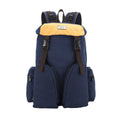 B0031 Mori Color Matching Backpack Wear-Resistant And Scratch-Resistant Computer Bag(Sapphire)