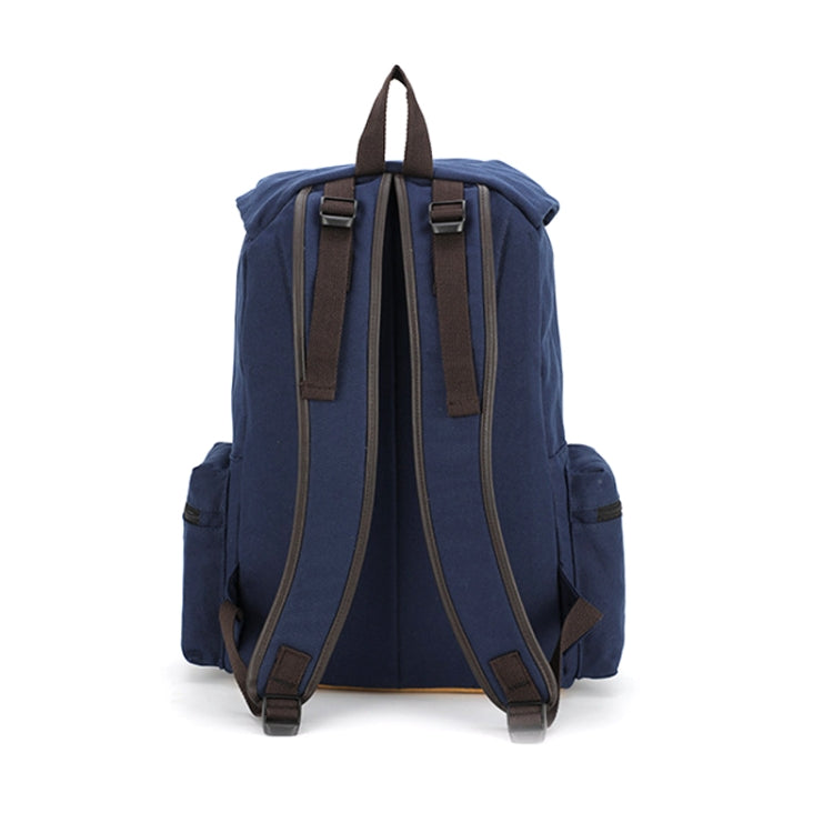 B0031 Mori Color Matching Backpack Wear-Resistant And Scratch-Resistant Computer Bag(Sapphire)