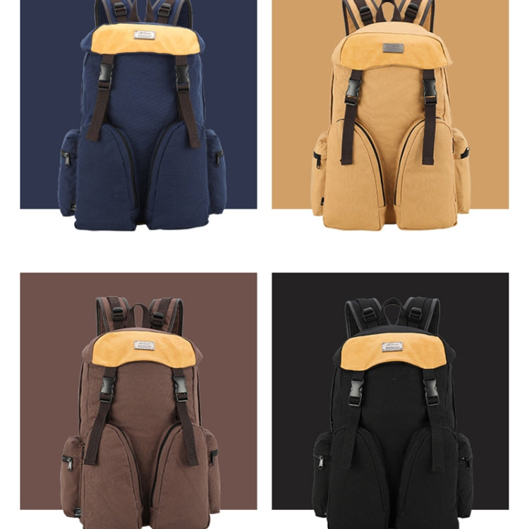 B0031 Mori Color Matching Backpack Wear-Resistant And Scratch-Resistant Computer Bag(Sapphire)