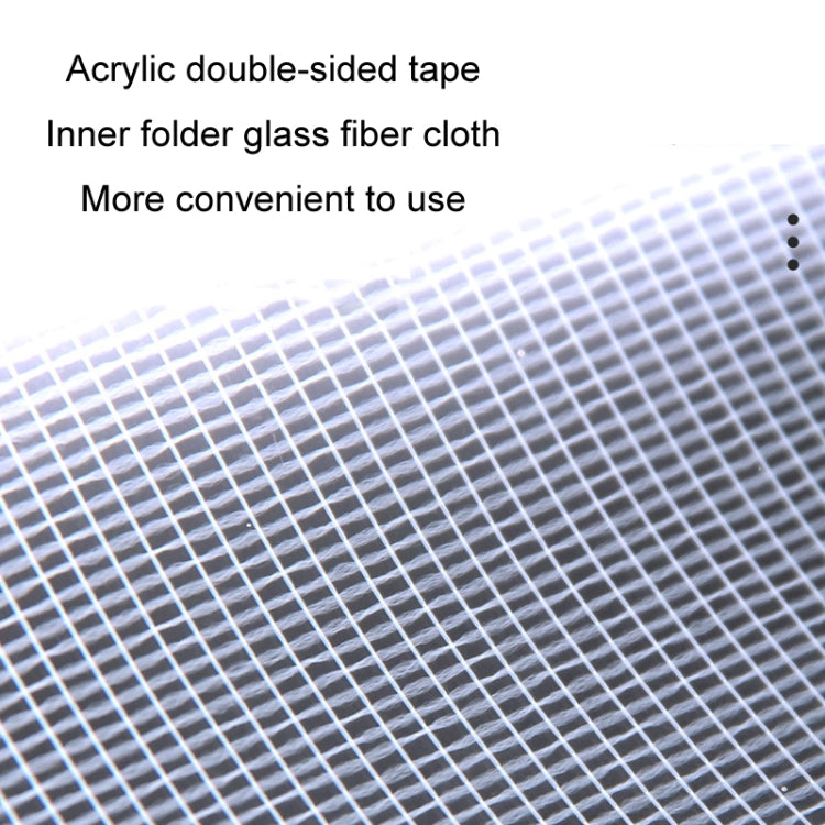 10pcs 30mm x 1m 0.8mm Thick Strong Nano-grid Carpet Fixing Double Sided Non-marking Tape