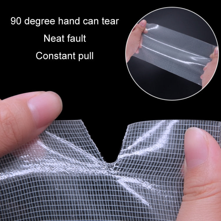 10pcs 30mm x 1m 0.8mm Thick Strong Nano-grid Carpet Fixing Double Sided Non-marking Tape