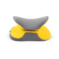 BEWALKER Multifunctional Student Portable Nap Pillow Waist Support Foldable Memory Foam Nap Pillow Office Sleeping Pillow, Size: 38x20x15cm(Lemon Yellow)