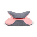 BEWALKER Multifunctional Student Portable Nap Pillow Waist Support Foldable Memory Foam Nap Pillow Office Sleeping Pillow, Size: 38x20x15cm(Pink)