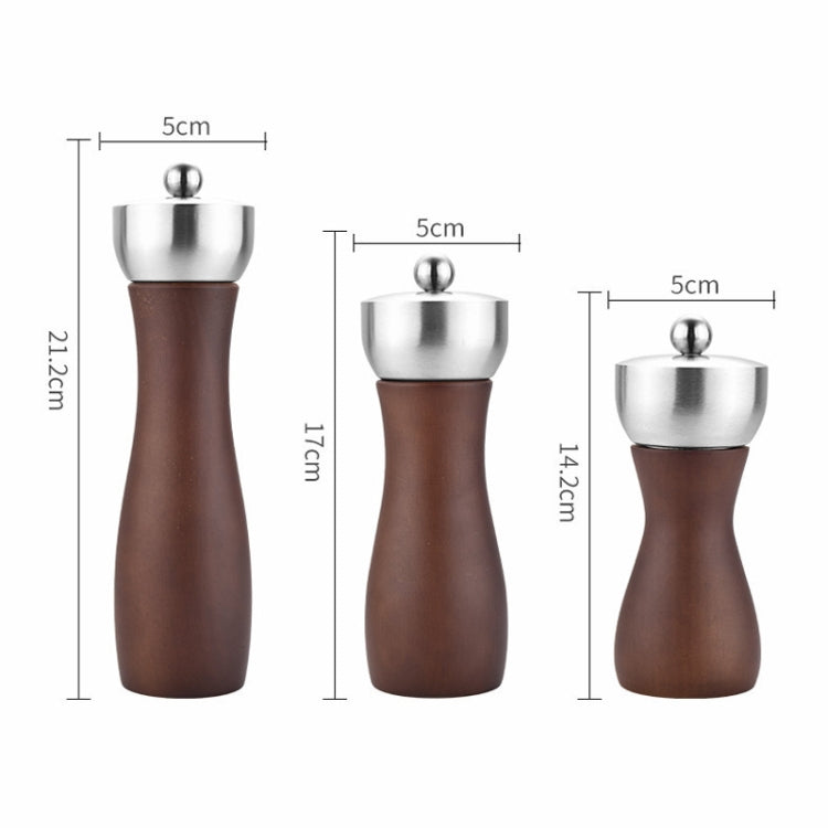 Beech 304 Stainless Steel Manual Pepper Grinder Ceramic Core Pepper Grinder, Specification: 6 Inch (Color Box)