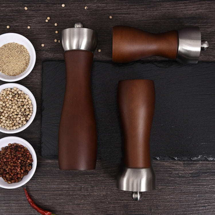 Beech 304 Stainless Steel Manual Pepper Grinder Ceramic Core Pepper Grinder, Specification: 8 Inch (Color Box)