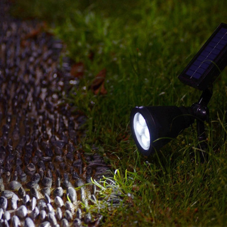 4 LEDs Household Solar Lawn Light Outdoor Garden Light Plant Growth Light 0.5W (White Light)