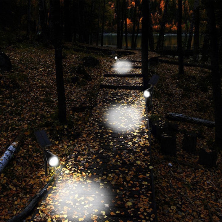 4 LEDs Household Solar Lawn Light Outdoor Garden Light Plant Growth Light 0.5W (White Light)