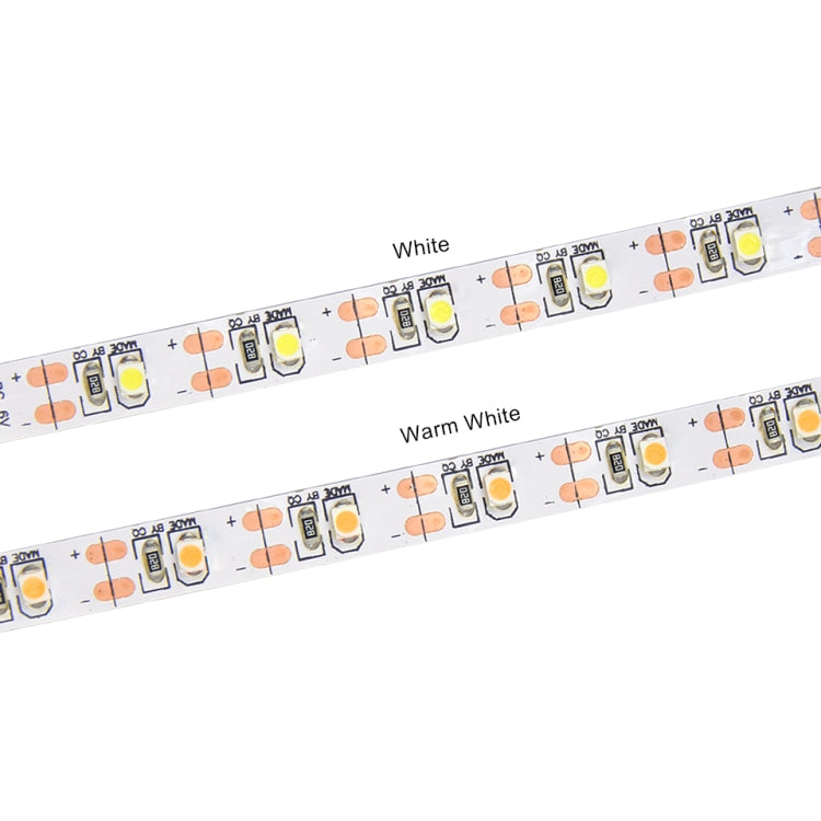 USB Power SMD 2835 Epoxy LED Strip Light Christmas Desk Decor Lamp for TV Background Lighting, Length:1m(White Light)
