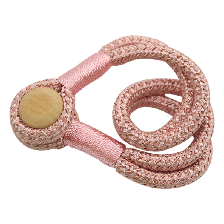 Log Magnetic Buckle Strap Magnetic Curtain Buckle(Pink)