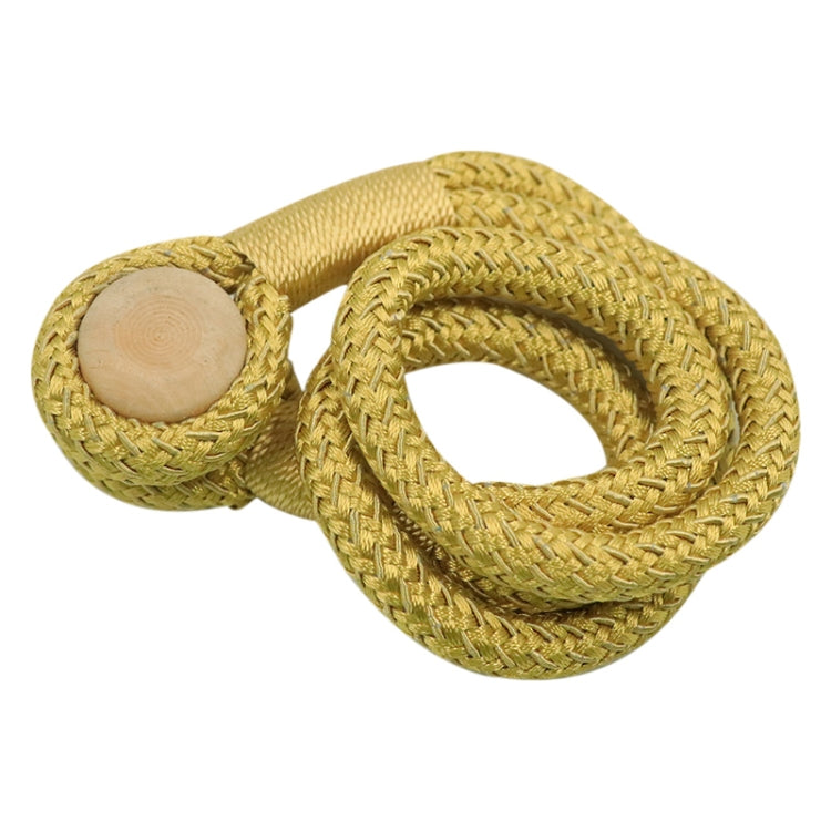 Log Magnetic Buckle Strap Magnetic Curtain Buckle(Yellow)