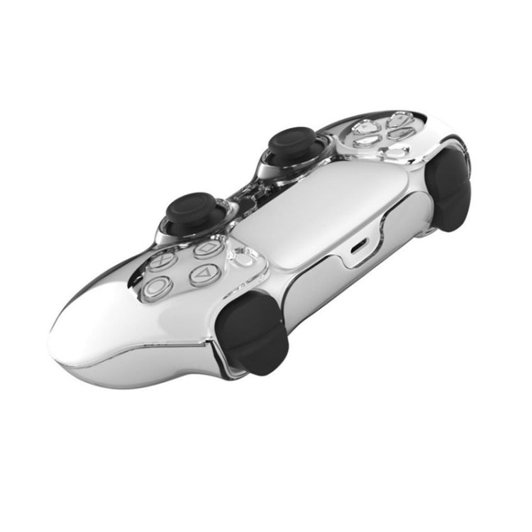 KJH PS5-002 Game Controller Crystal Shell Wireless Controller Protective Shell Cover PC Transparent Protective Hard Shell For PS5(Transparent Red)