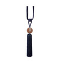 GQ017 1 Pair Curtain Tassel Hanging Ear Simple Tie Rope Hanging Ball Curtain Buckle(Dark Blue)